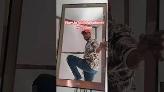 how to build a cabinet with doors #youtubeshorts #kitchen #kitchencabinet