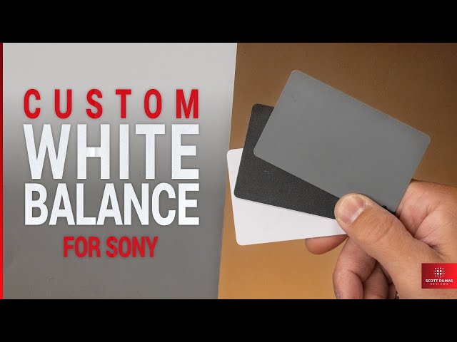 HYPE BASIC CUSTOM｜WHITE BALANCE QUICK & EASY | How to Set a Custom White Balance on Sony