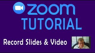 A zoom video conferencing tutorial--how to record yourself while
giving presentation using the interface. although is ...