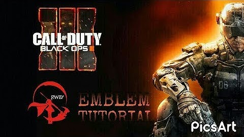 COD Black Ops III Emblem Tutorial: RWBY Ruby Rose
