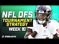 NFL DFS Week 10 Sims Tournament Strategy 🏈