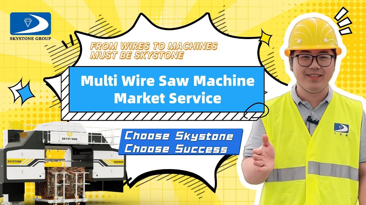 Skystone Multi Wire Saw Machine Is Trusted Worldwide - YouTube