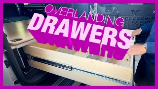 Overlanding Custom Drawer System with Sleeper - by AirDown GearUp SS1 Drawer for GX470