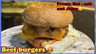 Pretty, Hot ,Soft and Juicy   Talking About Beef Burgers