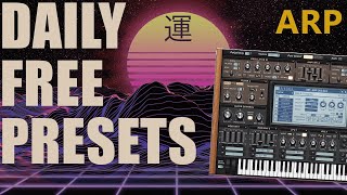 Daily Free Presets 021/365 Techno Arp in Sylenth1