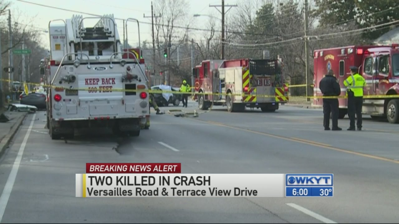 Two dead, two injured in crash on Versailles Road - YouTube