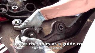 Slee Castor Correction Bushing install, Land Cruiser Tutorials.