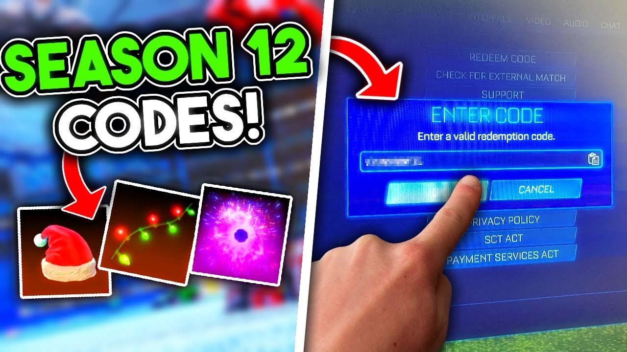 Rocket League Unlock NEW Season 12 FREE REDEEM Codes 2023! - YouTube