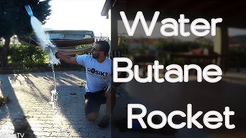 Rocket with Butane and Water | #Maker42