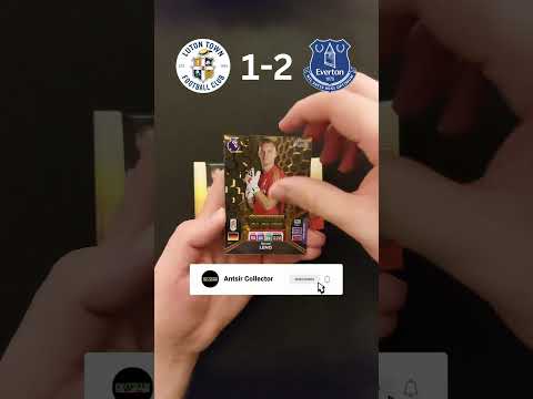 AMAZING ENDING!! Predicting LUTON vs EVERTON using PANINI ADRENALYN packs! 03/05/2024 #shorts