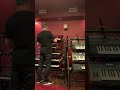 Michael Whittaker Tracking Killer Synth Solo on new Album Where we go from here