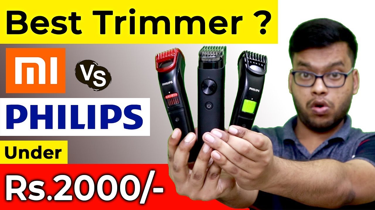 compare philips trimmer