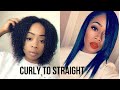 From Curly to Straight |  Natural Hair | Kathy Dorleans