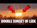 The Double Sunset Of Leek