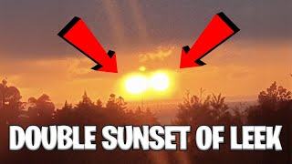 The Double Sunset Of Leek