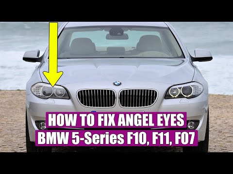 How to fix Angel Eyes Problem or "Headlight Vertical Aim Control Failure" error on BMW 5 Series F10