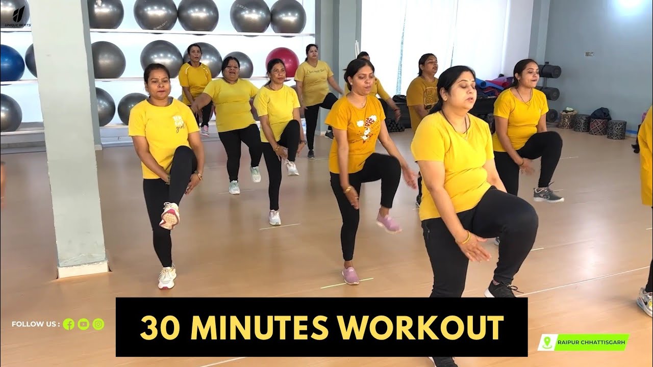 30 Minutes Nonstop Workout Video | Zumba Fitness With Unique Beats | Vivek Sir