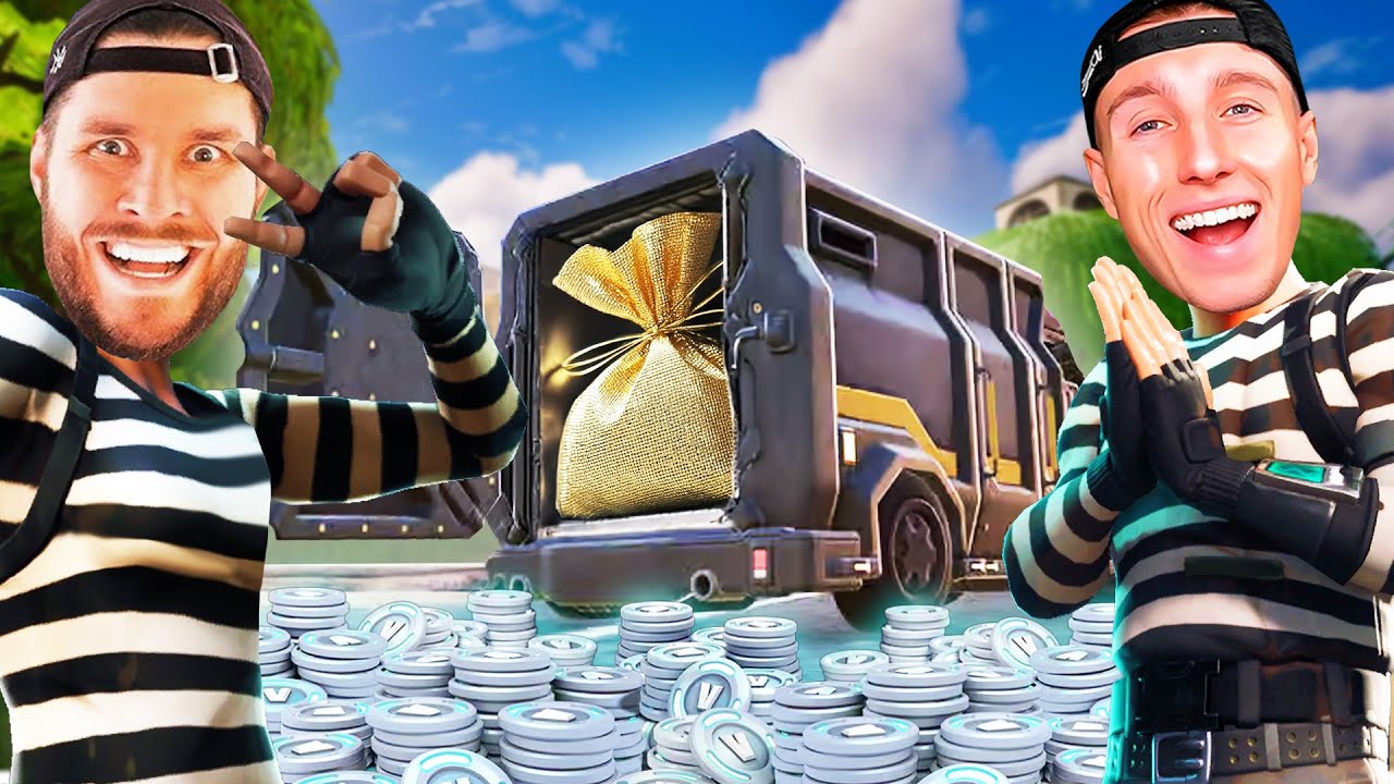Wir ÜBERFALLEN den VBUCKS TRANSPORTER in Fortnite!