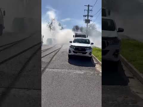 VU SS going off #holden #ss #v8 #ute #burnout