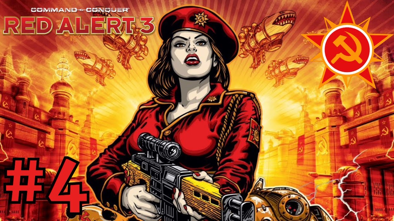 C&C Red Alert 3 - Soviet Campaign Coop with Scott - Hard - #4 - This time with a new Strat!