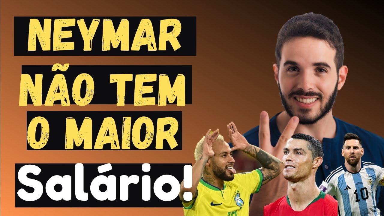 Apesar de ser um dos maiores salários do futebol, Neymar recebe 20% a menos  que CR7 - Metro 1