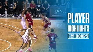Pryce Sandfort Highlights Vs. Oklahoma Nebraska Basketball 11152025