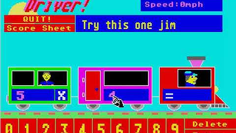 ATARI ST DRIVER FROM Maths Mania ! By School software Ltd GAME EDUCATIONAL STX MATHEMATICS STE