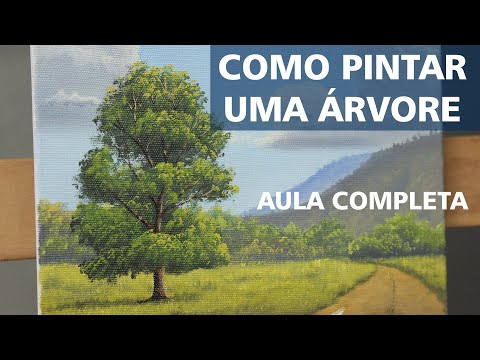 Vídeo: Como Pintar árvores Com óleo