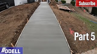 DIY Concrete Walkways! Huge Backyard Remodel part 5!