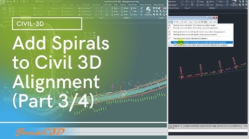 Add Spirals to Civil 3D Alignment Part 3 of 4