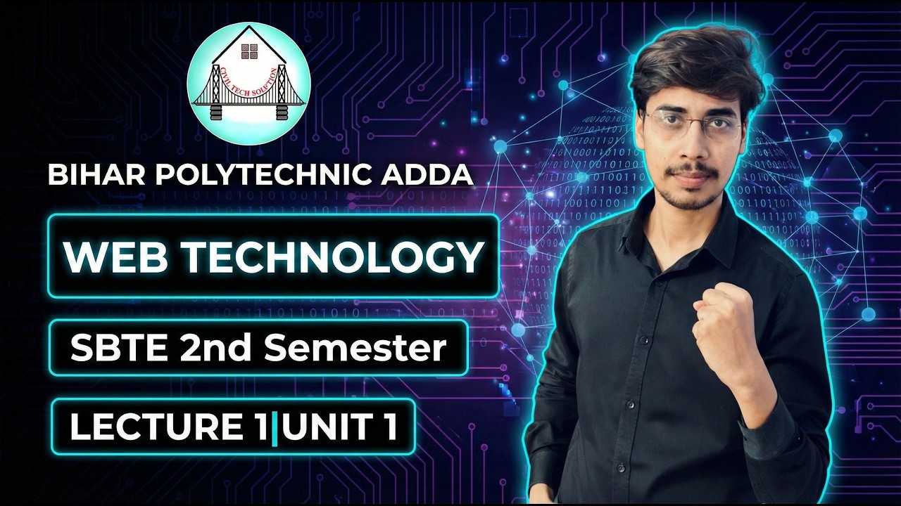 Unit 1 | Lecture 1 Introduction to Internet and WWW | Web technology ...