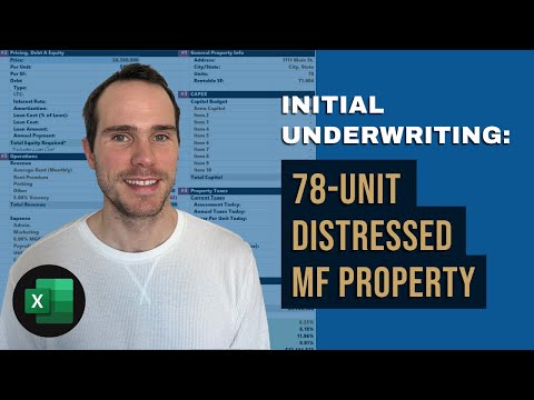 Preliminary Underwriting: 78-Unit Distressed MF Property