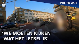 Aanrijding tussen een auto en fatbike | POLITIE 24/7