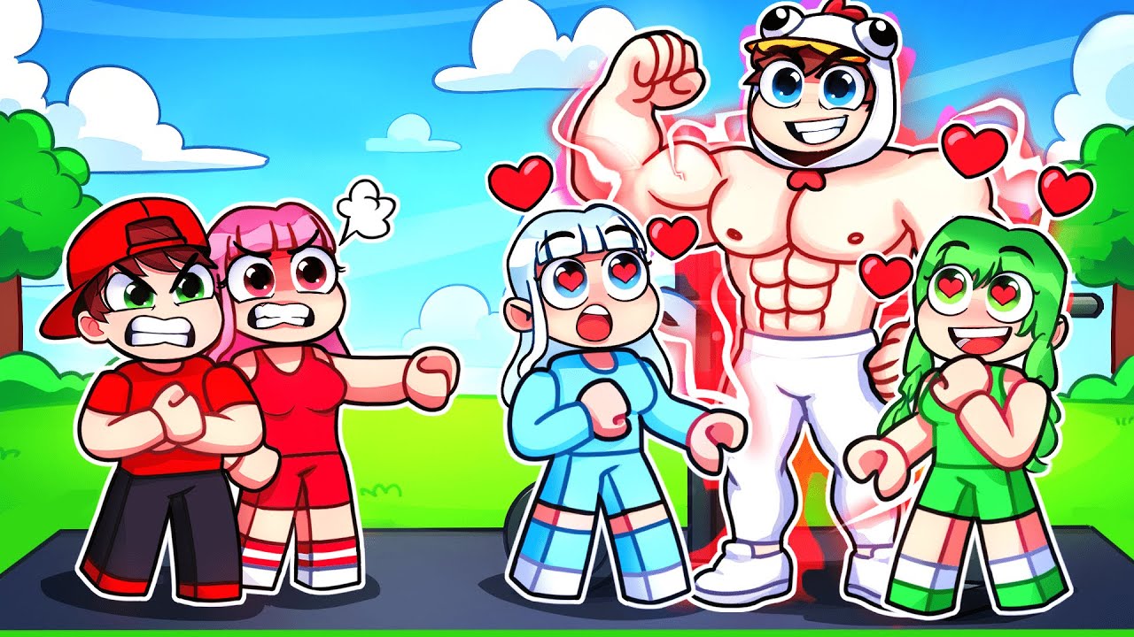 Ma Copine m'a Trompé, donc j'ai Dragué mes FANGIRLS sur Rage Gym Simulator...