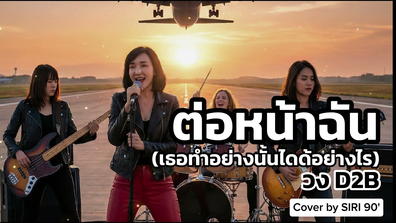 ต่อหน้าฉัน (เธอทำอย่างนั้นได้​อย่างไร​)-วง D2B | Cover by SIRI 90's Song