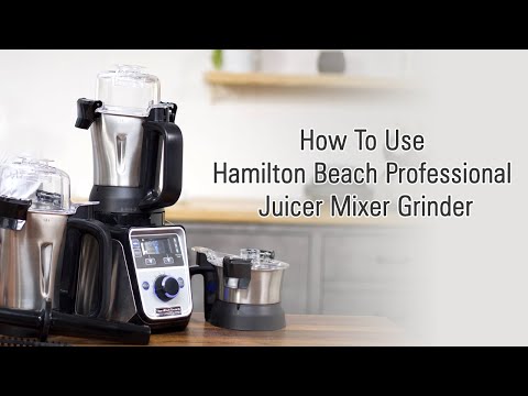 How to use Hamilton Beach Professional Juicer Mixer