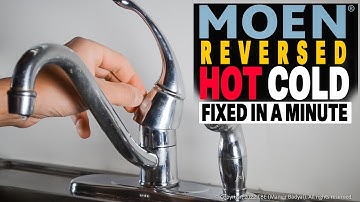 How To Fix REVERSED HOT & COLD Water - Moen Single Handle Faucet (1225 Cartridge)