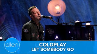 Chris Martin Performs Coldplay's 'Let Somebody Go' screenshot 3