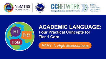 Academic Language: Four Practical Concepts for Tier 1 Core | Part 1: High Expectations