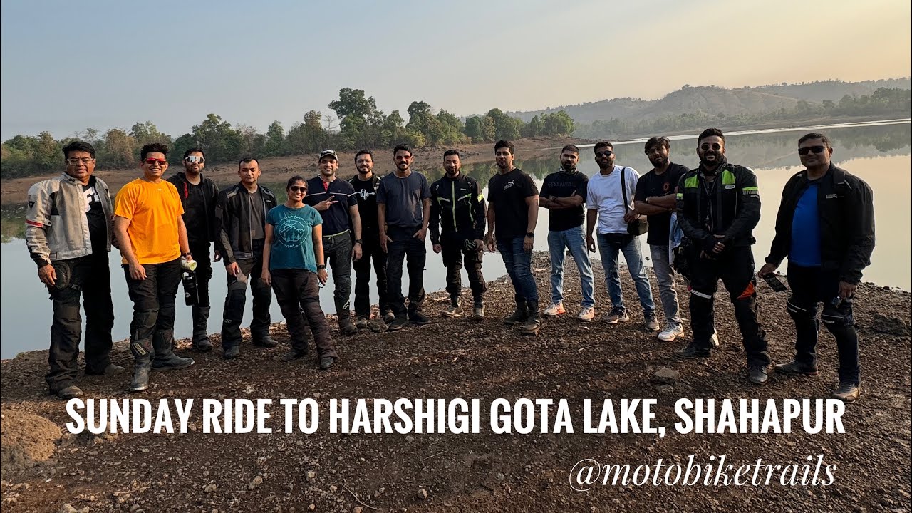 Sunday Ride to Harshigi Gota Lake Shahapur   motobiketrails