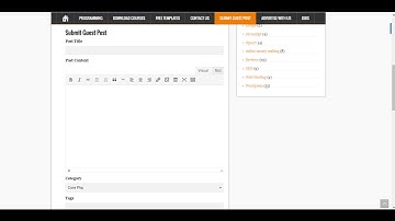 How to Create Guest Post Form in Front end using Wordpress