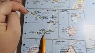 ASMR ~ Cape Verde History and Geography ~ Soft Spoken Map Pointing screenshot 2