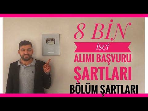 8 BİN İŞÇİ ALIMI - KADROLAR VE BAŞVURU ŞARTLARI AÇIKLANDI (SAĞLIK BAKANLIĞI SÜREKLİ İŞÇİ ALIMI)