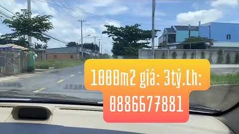 Bán đất mặt tiền 830 huyện cần giuộc giá: 3 tỷ/1000m2