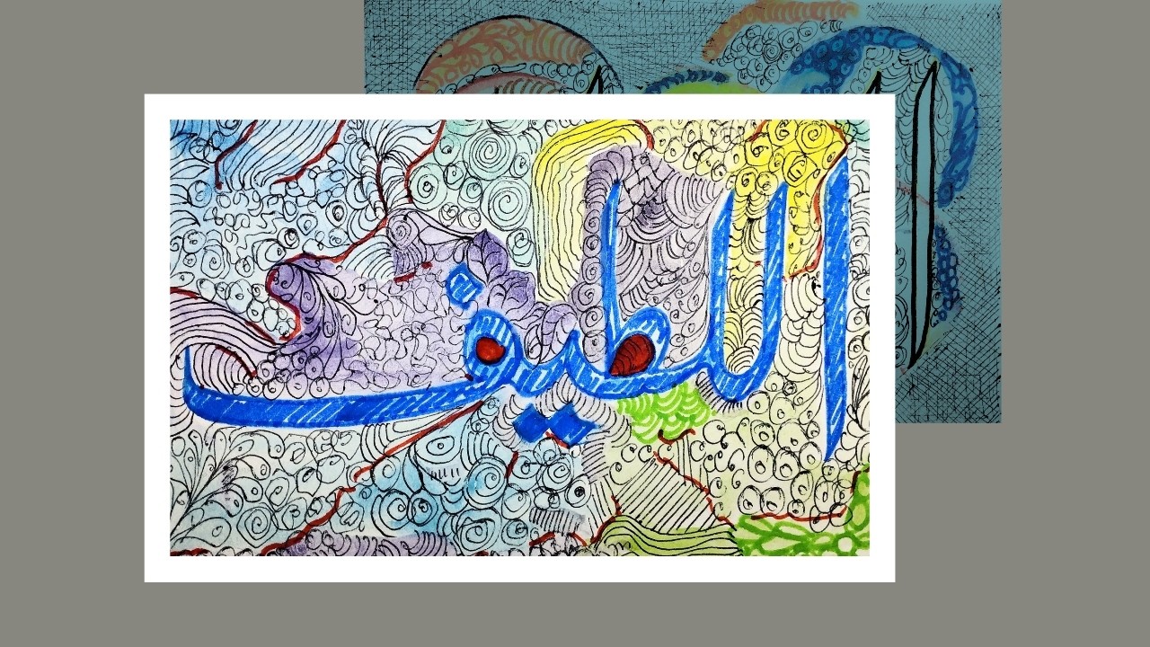 Bold & Beautiful Arabic + Urdu Calligraphy | Live Painting |Colorful Design,Relaxing Live Stream