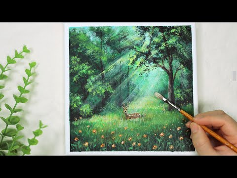 Video: Malování Trávy