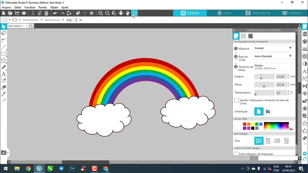 Rastreio Automático Silhouette Studio