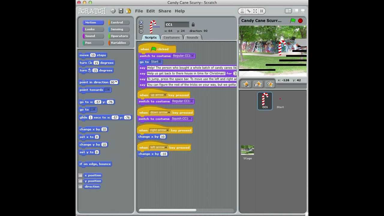 Scratch How To: Gravity Demonstration - YouTube