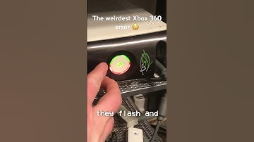 The weirdest Xbox 360 error 😳 #xbox #xbox360x #retro #xbox360