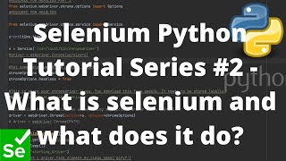 Famous Selenium Python Tutorial Series #2 - What is selenium and what does it do? Net Worth